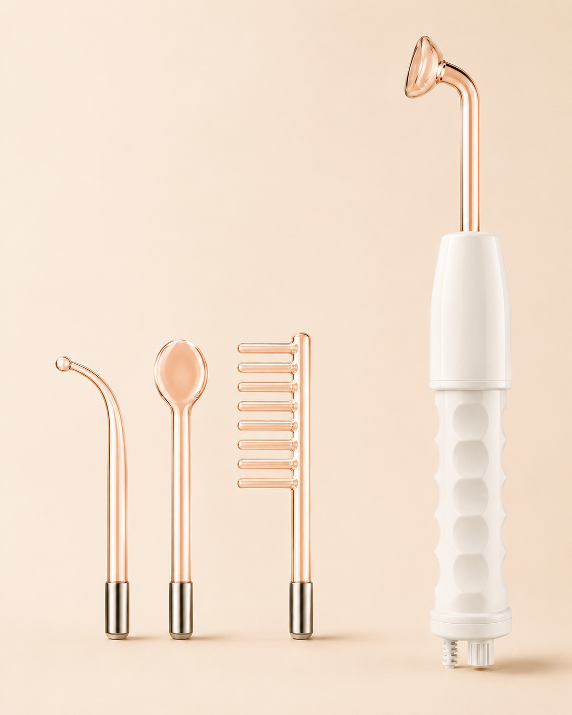 4-in-1 High Frequency Facial & Scalp Therapy Wand.