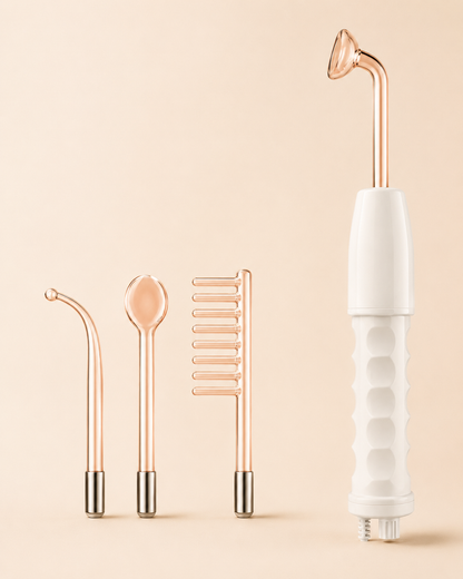4-in-1 High Frequency Facial & Scalp Therapy Wand.